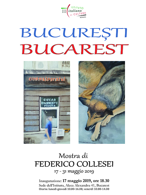 Bucarest, mostra di pittura di Federico Collesei