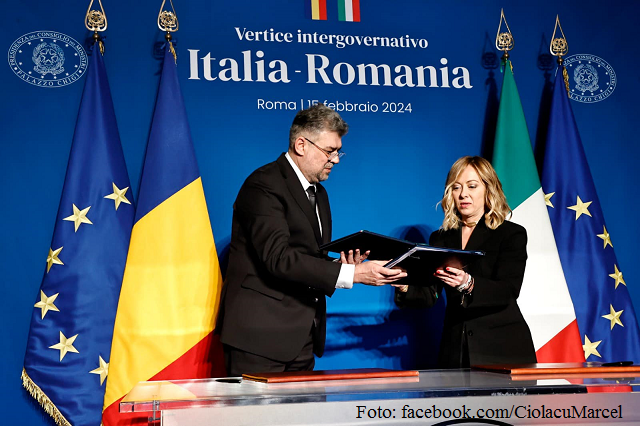 Roumanie – Italie, partenariat stratégique consolidé
