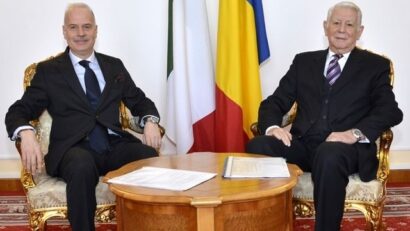 Incontro tra il ministro degli Esteri romeno e l’ambasciatore d’Italia a Bucarest