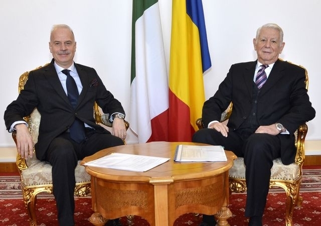 Incontro tra il ministro degli Esteri romeno e l’ambasciatore d’Italia a Bucarest