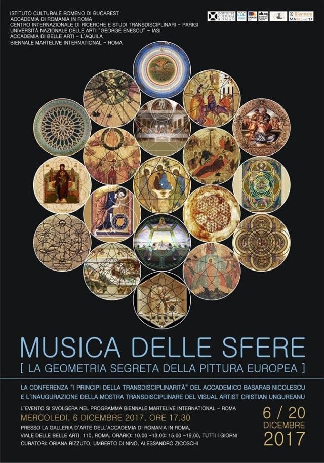 Musica delle sfere, in mostra all’Accademia di Romania in Roma