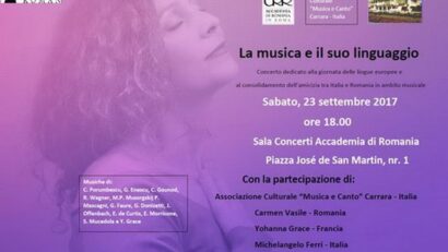 La musica e il suo linguaggio, all’Accademia di Romania in Roma