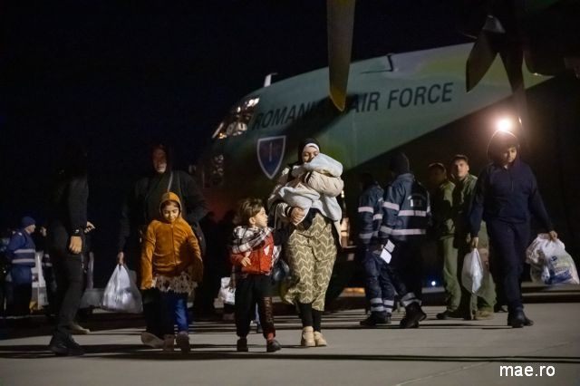 Romanians repatriated from Gaza