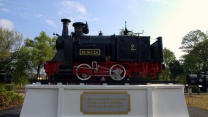 Музей паровозів у місті Решіца