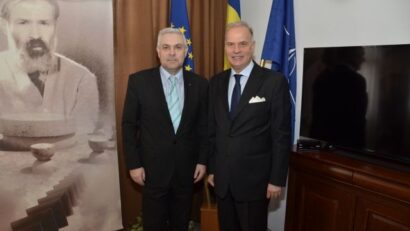 Incontro del ministro Tîlvăr con l’ambasciatore Brasioli