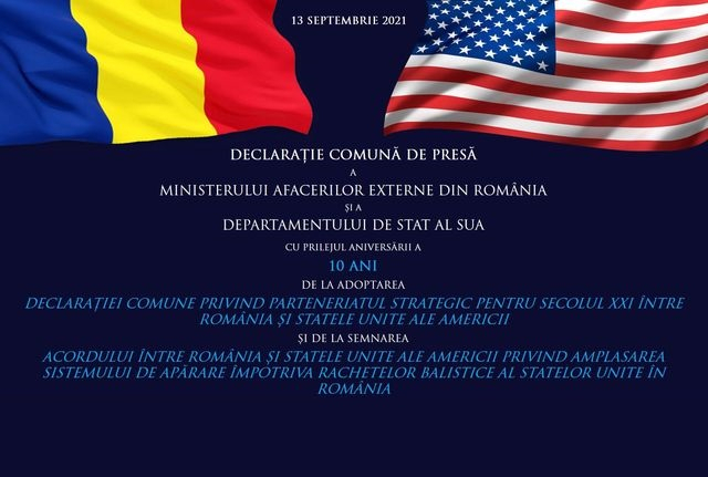 Румунія-США: 10 років стратегічного партнерства