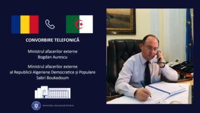 محادثة هاتفية بين وزيري خارجية رومانيا والجزائر