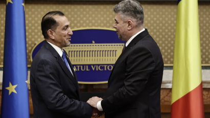 لقاء رئيس الوزراء الروماني مع السفير الأردني في بوخارست