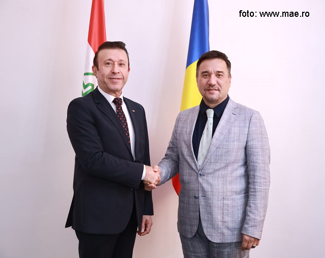 زيارة وداعية للسفير العراقي في رومانيا