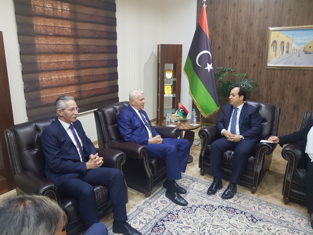 زيارة وزير الخارجية الروماني تيودر ميليشكانو إلى ليبيا