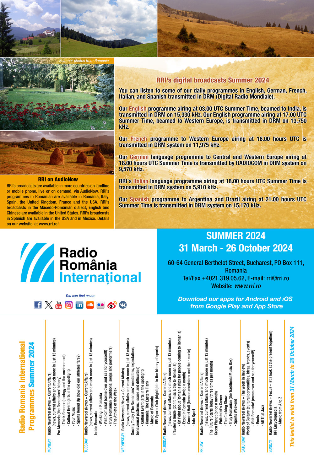 Summer 2024 RRI Leaflet