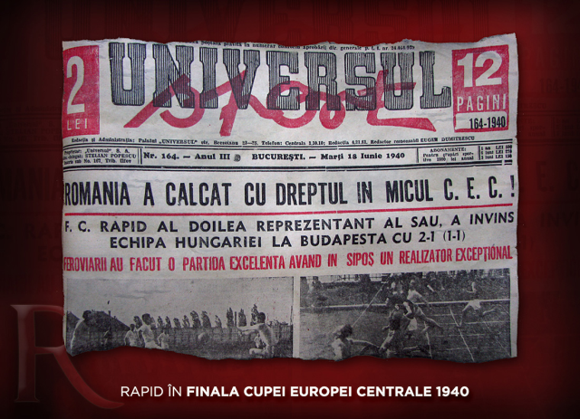 Истории из румынского спорта- Рапид, 1940