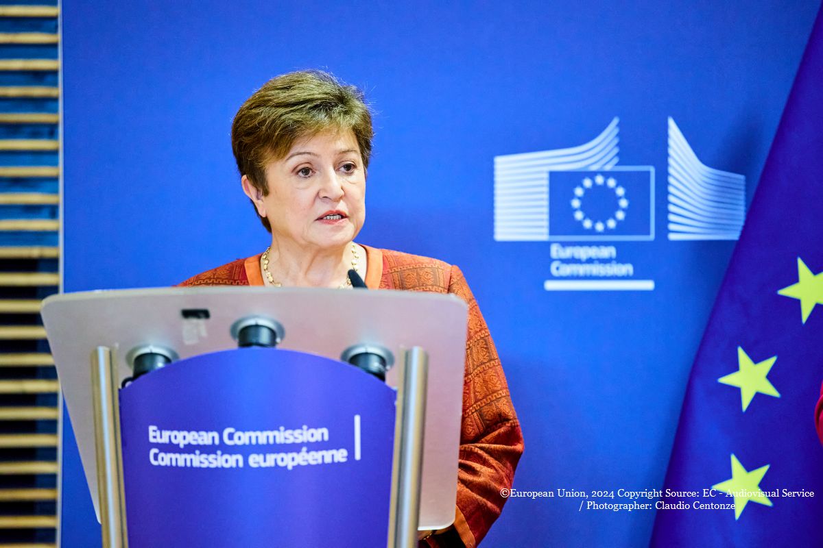 Kristalina Georgieva (©European Union, 2024 Copyright Source: EC - Audiovisual Service / Photographer: Claudio Centonze)