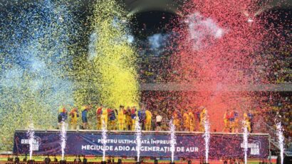 Match d’adieu de la « génération d’or » du foot roumain