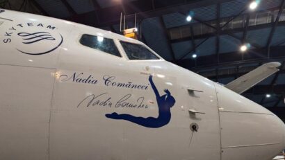 Aeronava «Nadia Comăneci» va duce olimpicii români la Paris