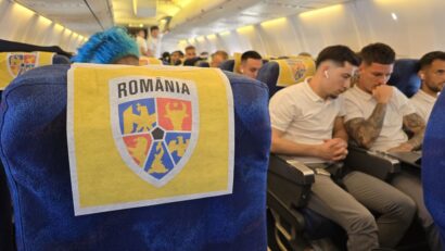 Delegația Naționalei de Fotbal a României a decolat cu TAROM spre EURO 2024