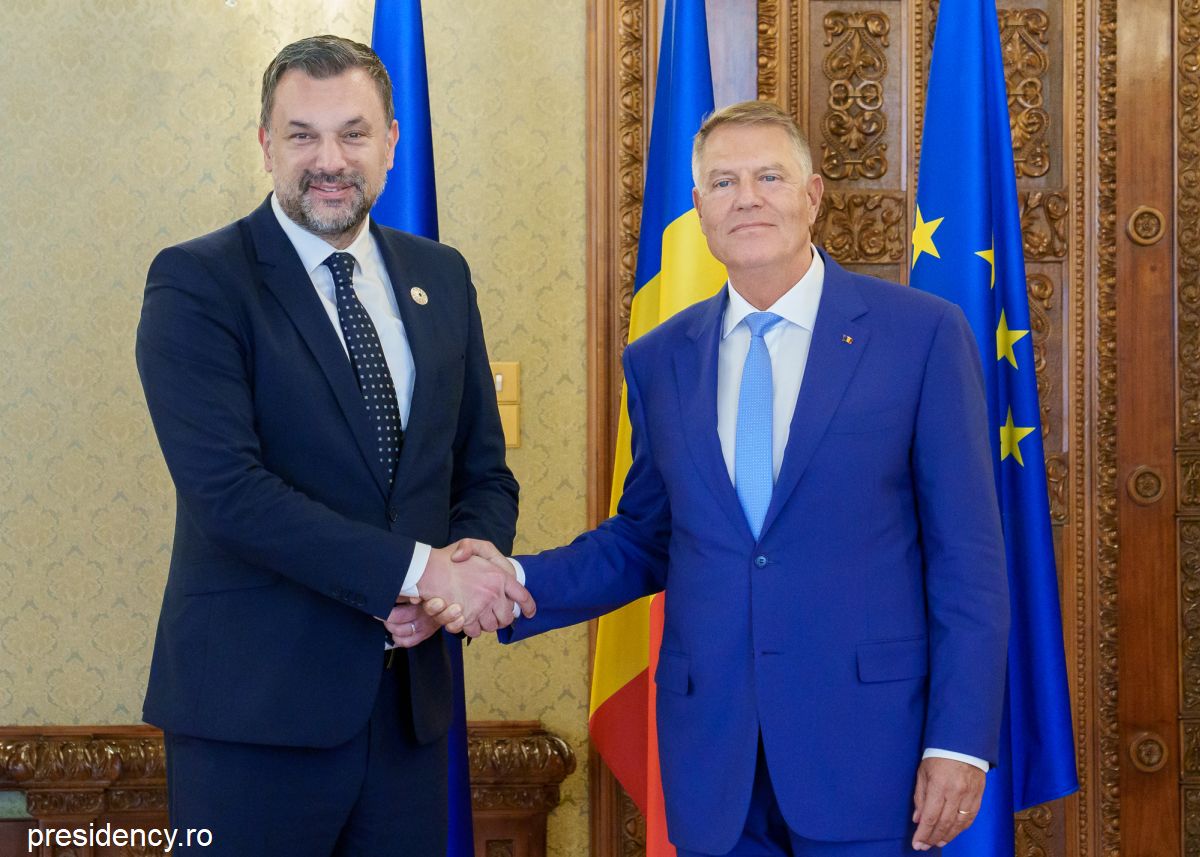 Il ministro Elmedin Konakovic, ricevuto dal presidente Klaus Iohannis / Foto: presidency.ro