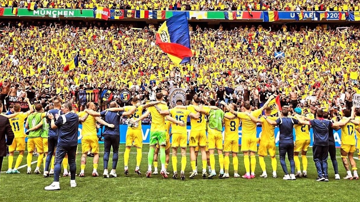 La Roumanie remporte son premier match des Championnats d’Europe de football en Allemagne, 3-0 contre l’Ukraine. (Photo: Facebook / Romania's football team