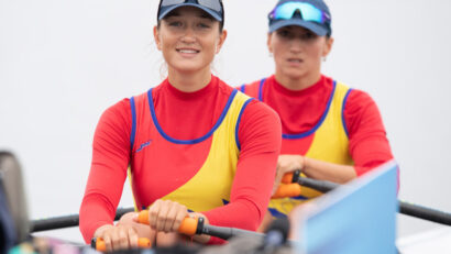 Ancuta Bodnar and Simona Radis at the Paris Games. Photo: Agerpres