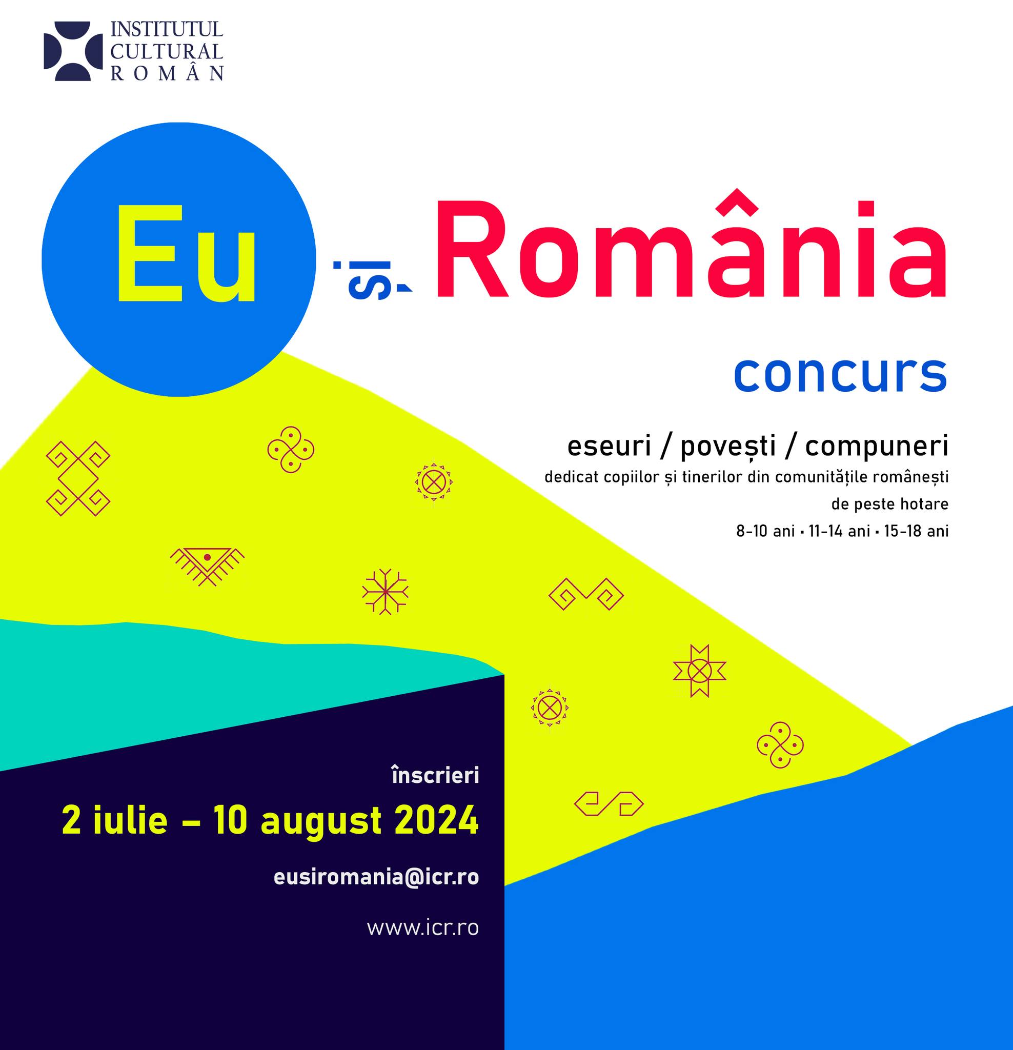 Afiş concurs ICR (sursa foto: icr.ro)