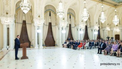 Il presidente Iohannis alla riunione della diplomazia di Bucarest / Foto: presidency.ro