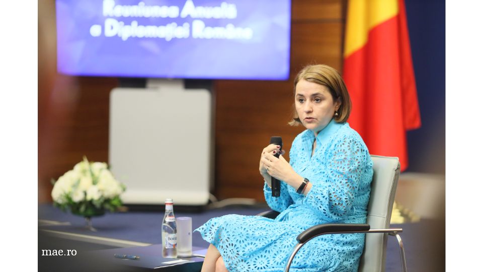 Luminiţa Odobescu - Reuniunea Anuală a Diplomației Române (foto: mae.ro)