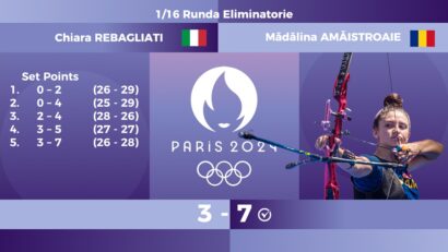 UPDATE: Mădălina Amăistroaie, în optimile probei de tir cu arcul