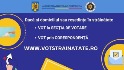 AEP – informaţii pentru votul românilor din străinătate la prezidenţiale şi parlamentare – 2024