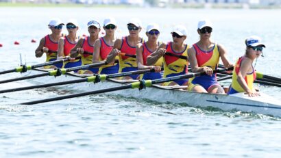 Oro olímpico para el 8 con timonel femenino en París