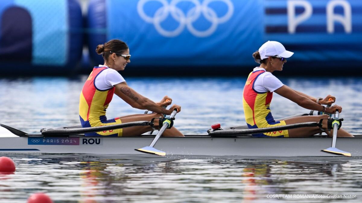 Ionela Cozmiuc și Gianina van Groningen (sursa foto: Comitetul Olimpic și Sportiv Român / foto: Cristian Nistor)