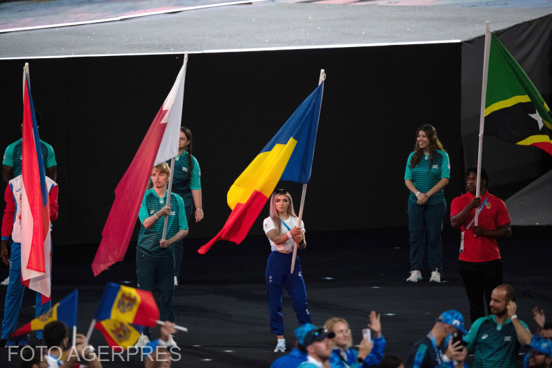 Mihaela Cambei la ceremonia de la