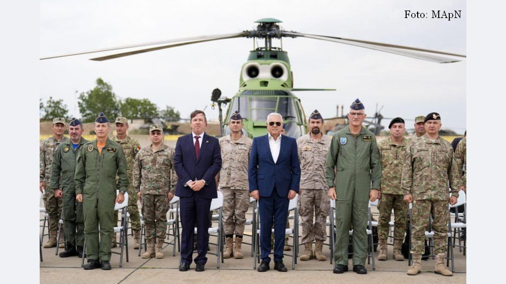 Ministrul apărării naționale, la ceremonia de certificare a detașamentului Forțelor Aeriene Spaniole (Foto: MApN)