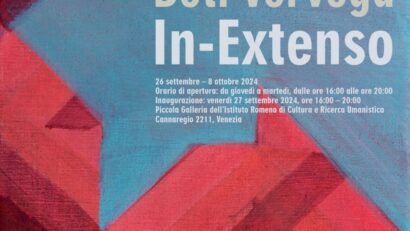 “In-Extenso” di Beti Vervega, in mostra all’Istituto Romeno di Cultura e Ricerca Umanistica di Venezia