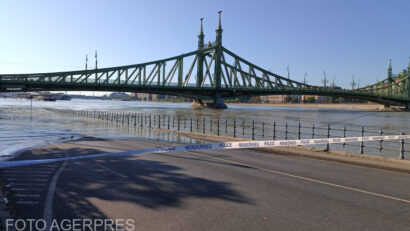 The Danube water level on the rise