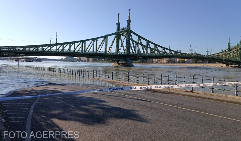 Alluvioni a Budapest (foto: Agerpres)