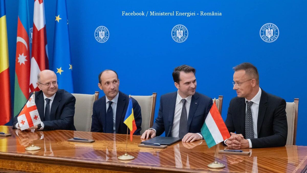 A 8-a Reuniune Ministerială a Proiectului „Coridorul Verde”, între Guvernele Republicii Azerbaidjan, Georgiei, României și Ungariei (sursa foto: Facebook / Ministerul Energiei - România)