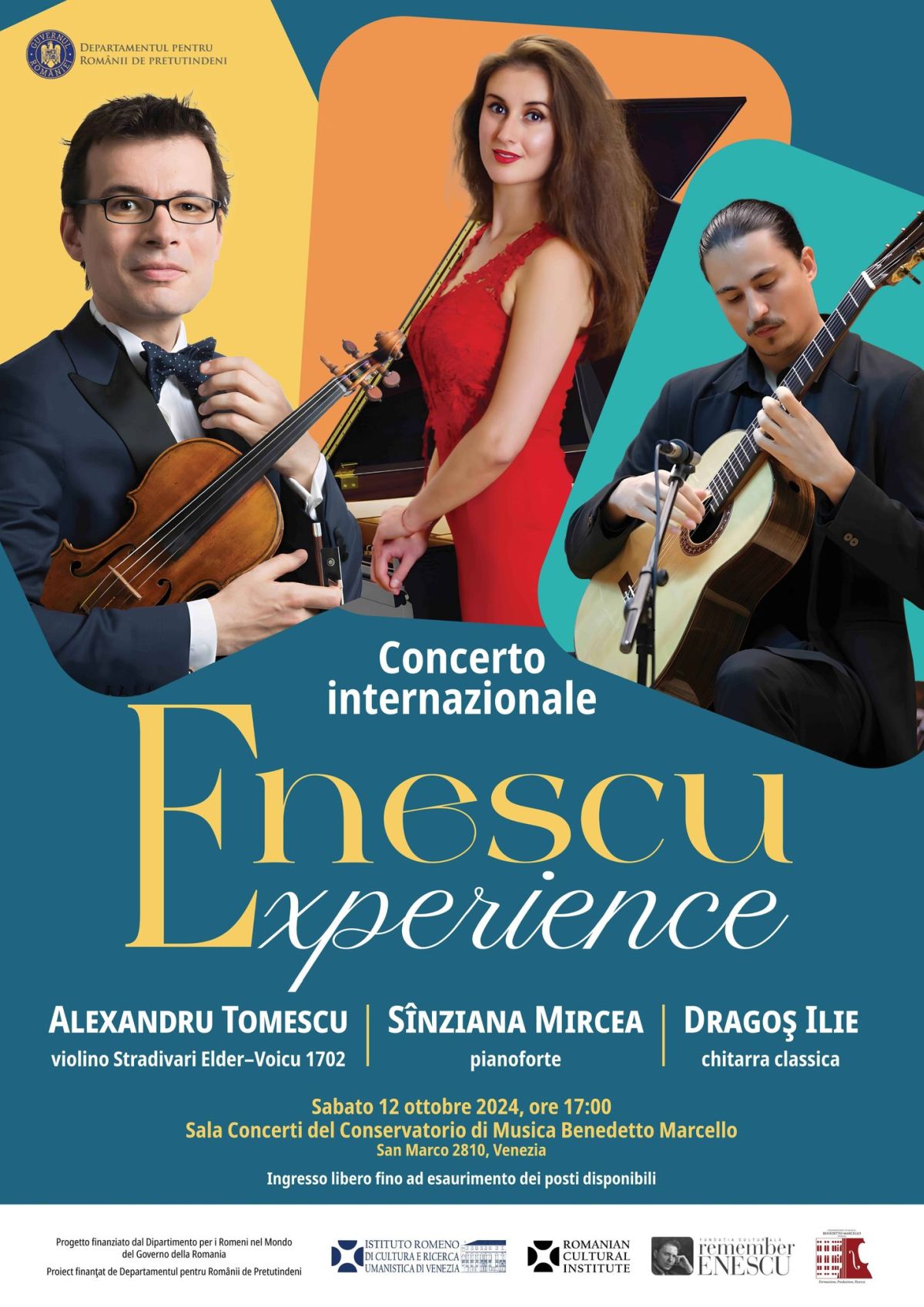 Enescu Experience, concerto internazionale a Venezia (fonte: facebook.com/ Istituto Romeno di Cultura e Ricerca Umanistica di Venezia)