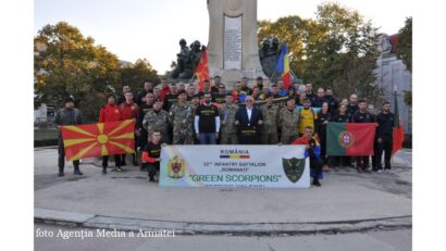 Militari aliați la Ștafeta Veteranilor