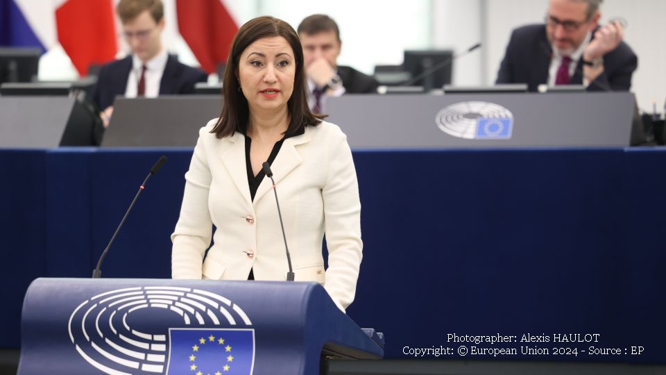 Iliana Ivanova (Photographer: Alexis HAULOT Copyright: © European Union 2024 - Source : EP)