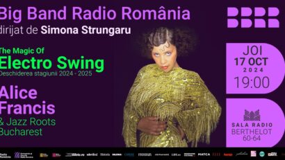 Electro Swing, de la Berlin la București: Alice Francis deschide stagiunea Big Band-ului Radio