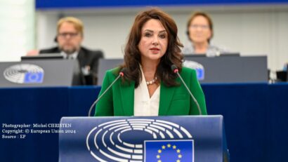 Helena Dalli, comisarul european pentru egalitate (Photographer: Michel CHRISTEN Copyright: © European Union 2024 - Source : EP)