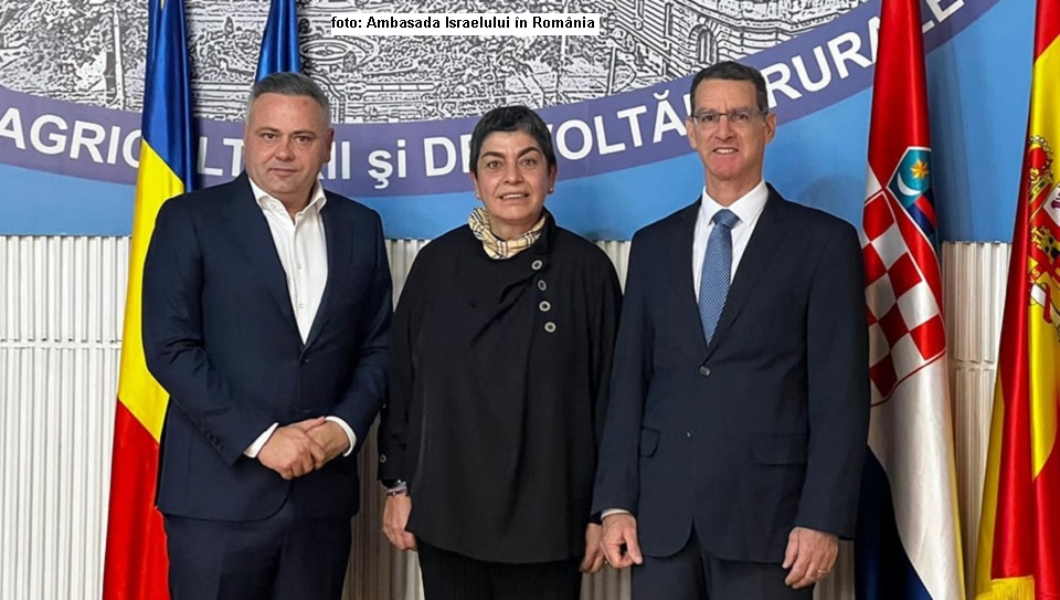 foto: Ambasada Israelului în România (întâlnire Florin Barbu – Lior Ben Dor)