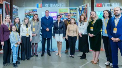 Iohannis, vizită la Pavilionul României din cadrul Village de la Francophonie