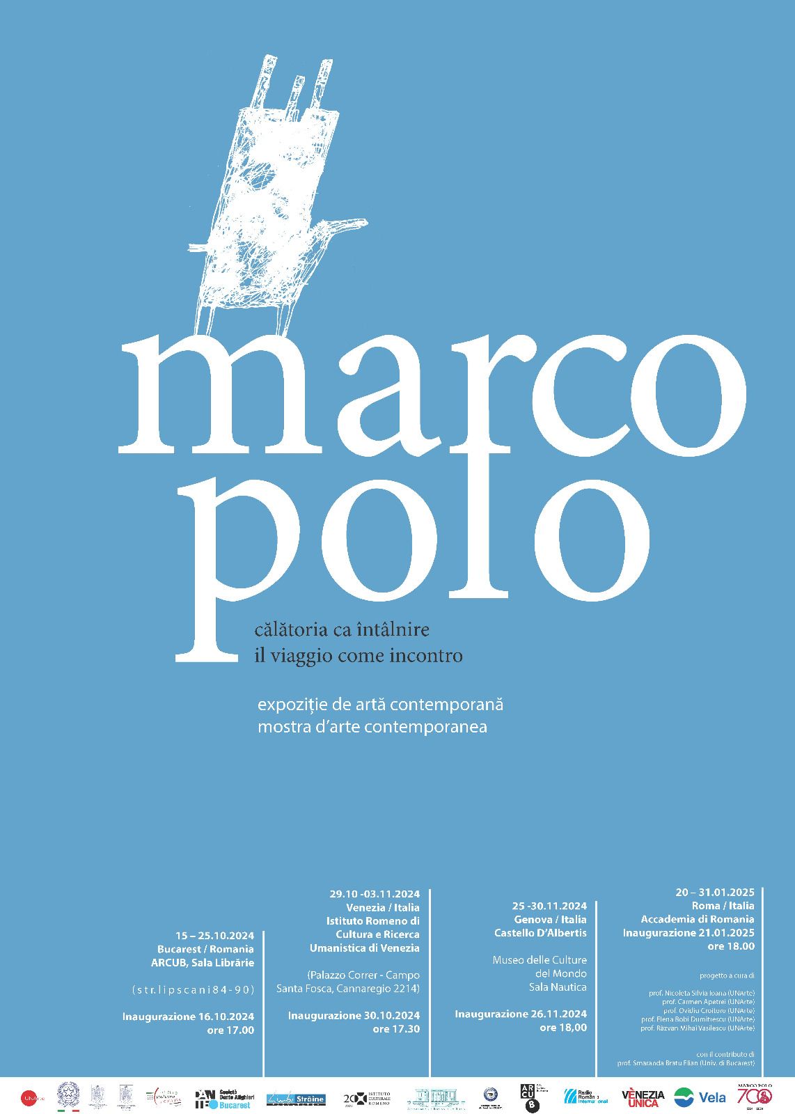 “Marco Polo: il viaggio come incontro”, in mostra all’Istituto Romeno di Cultura e Ricerca Umanistica di Venezia (fonte: facebook.com/ Istituto Romeno di Cultura e Ricerca Umanistica Venezia)