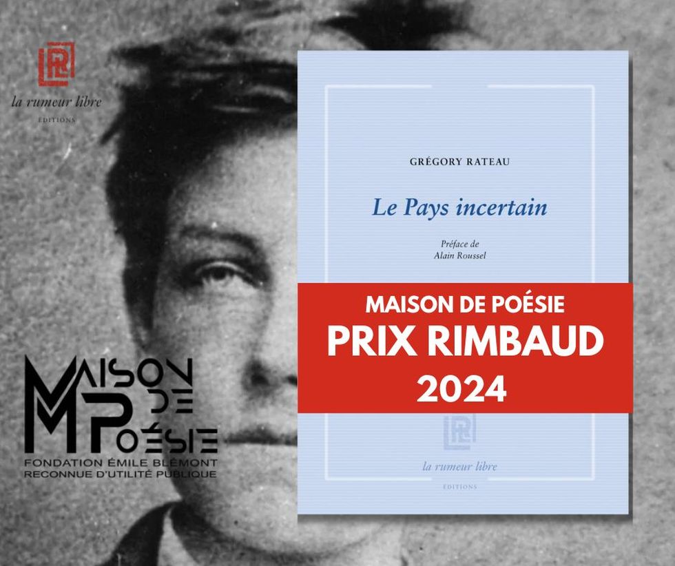 Grégory Rateau, Prix Rimbaud 2024