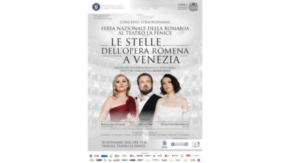 Concerto straordinario a Venezia in occasione della Festa Nazionale della Romania