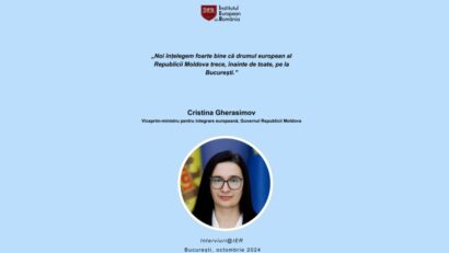 Seria Interviuri@IER:  Cristina Gherasimov, viceprim-ministru al Republicii Moldova