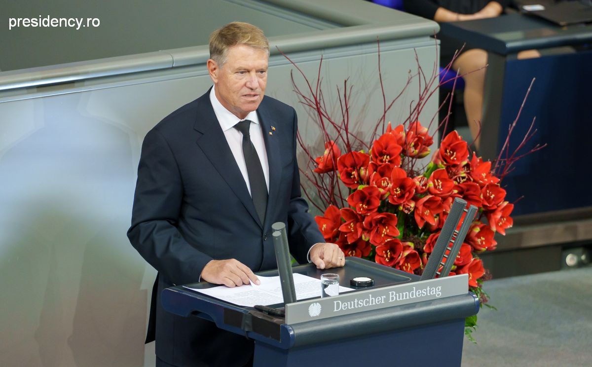 Klaus Iohannis, discurs în Bundestag cu prilejul Zilei Comemorării Victimelor Războiului şi ale Dictaturii / Foto: presidency.ro