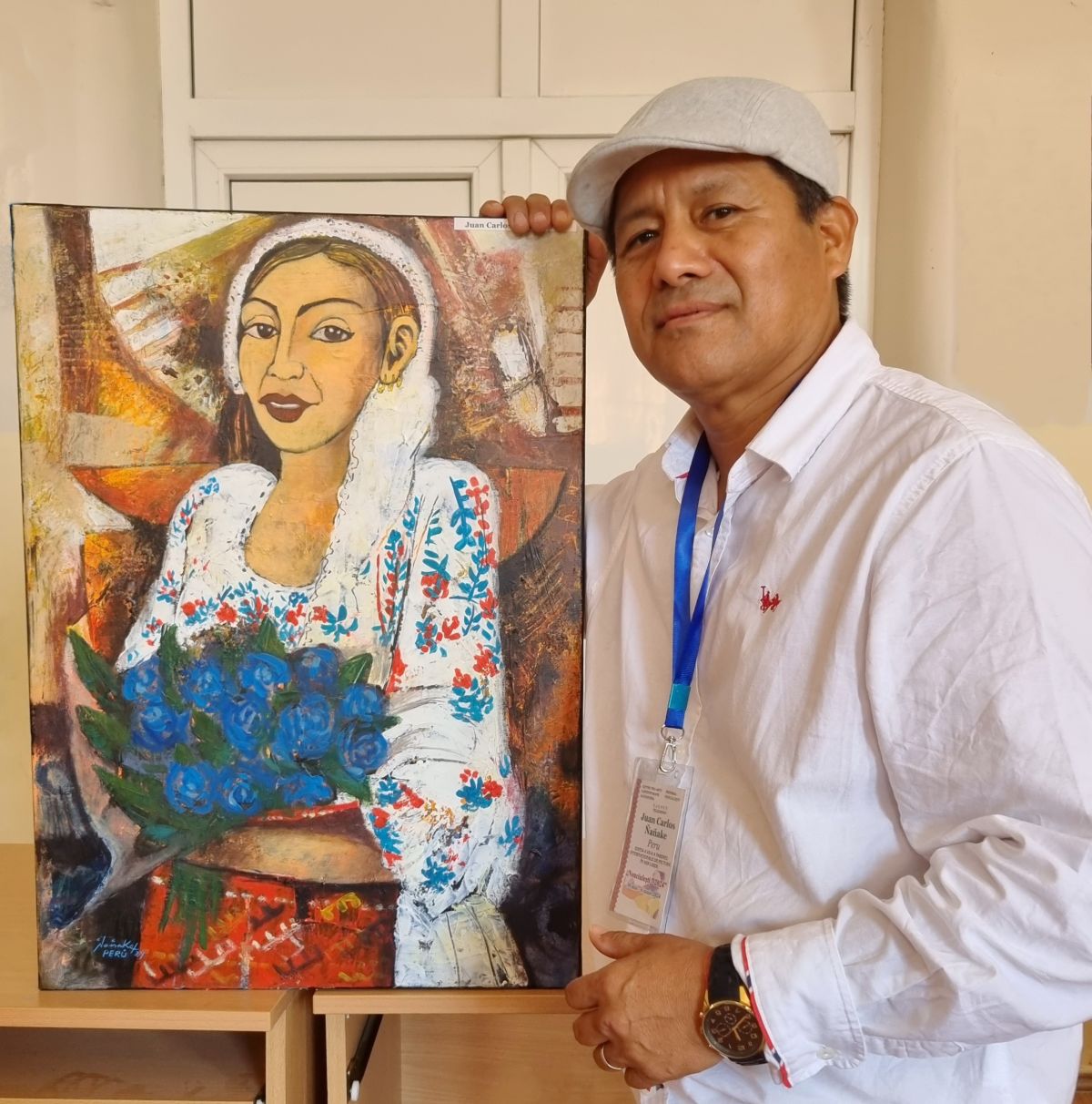 El artista plástico peruano Juan Carlos Ñañake visitó nuevamente Rumanía