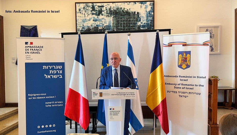 foto: Ambasada României în Israel (omagiu pentru evreii din Rezistenţa Franceză)